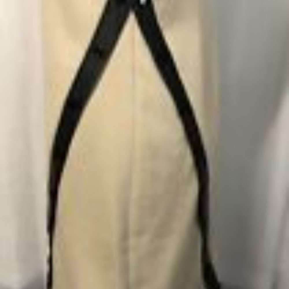 Calvin Klein Women's Dress Tan & Black Faux Leather Accents Size 12 - Picture 8 of 11